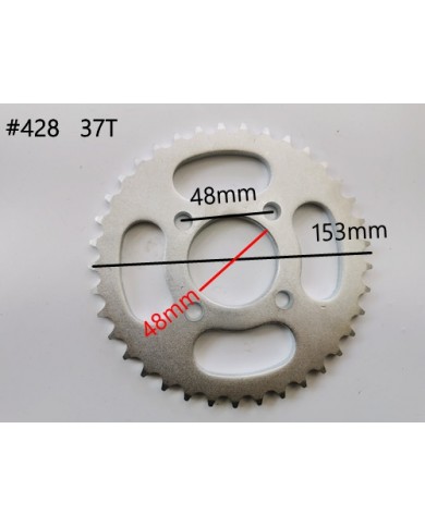 37 Teeth 428 Rear Back Chain Sprocket Cog  PIT PRO TRAIL QUAD DIRT BIKE ATV KART