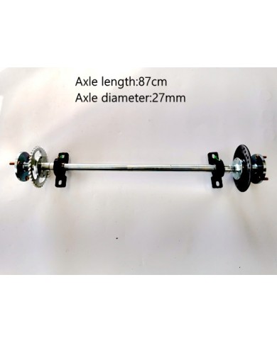 Huffy Slider Drift Trike Go Kart Quad 870mm length 25mm Complete Axle Kit 9hp