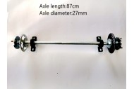 Huffy Slider Drift Trike Go Kart Quad 870mm length 25mm Complete Axle Kit 9hp