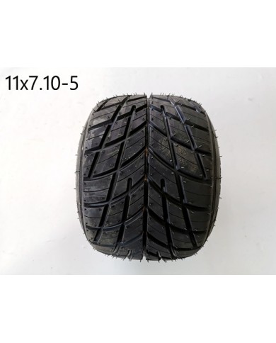 11x7.10-5 Go Kart Wheel Rim Super Slick 4 Gokart Drift Trike Racing 5 inch black