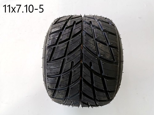 11x7.10-5 Go Kart Wheel Rim Super Slick 4 Gokart Drift Trike Racing 5 inch black