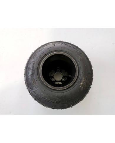 11x7.10-5 Go Kart Wheel Rim Super Slick 4 Gokart Drift Trike Racing 5 inch black