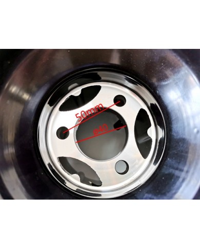 11x7.10-5 Go Kart Wheel Rim Super Slick 4 Gokart Drift Trike Racing 5 inch black
