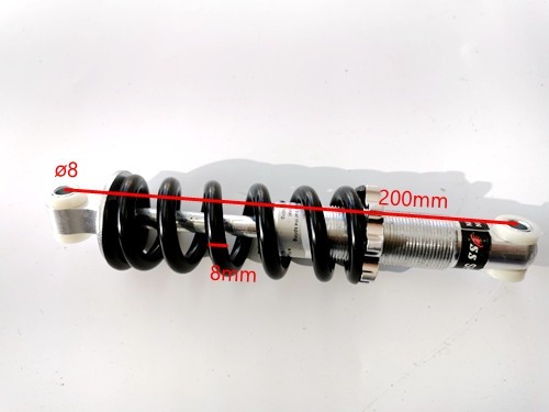 200mm Rear Back Shock Absorber Shocker Suspension PIT QUAD DIRT BIKE ATV BUGGY