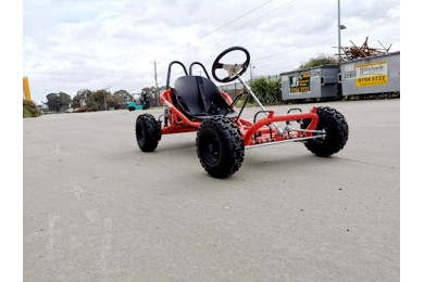 200cc 6.5HP Go Kart Wet Clutch Dune Buggy ATV Quad 4 Stroke Adult/Teen/Kid Sizes RED