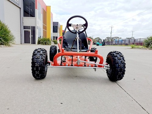 200cc 6.5HP Go Kart Wet Clutch Dune Buggy ATV Quad 4 Stroke Adult/Teen/Kid Sizes RED