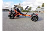 200cc 6.5HP Go Kart Wet Clutch Dune Buggy ATV Quad 4 Stroke Adult/Teen/Kid Sizes RED