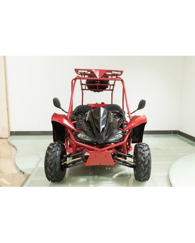 125CC Buggy ATV Sport Quad Dirt Bike 4 Wheel  Go kart Semi Auto SAHARA PRO RED