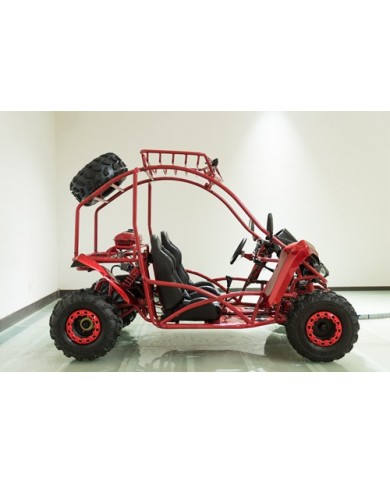 125CC Buggy ATV Sport Quad Dirt Bike 4 Wheel  Go kart Semi Auto SAHARA PRO RED