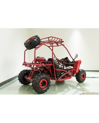 125CC Buggy ATV Sport Quad Dirt Bike 4 Wheel  Go kart Semi Auto SAHARA PRO RED