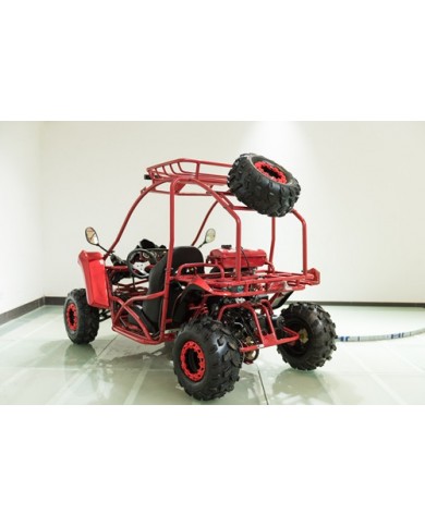 125CC Buggy ATV Sport Quad Dirt Bike 4 Wheel  Go kart Semi Auto SAHARA PRO RED