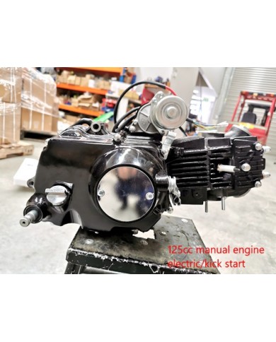 125cc 4 Stroke Manual Clutch Gear Engine Motor Electric Kick Start Dirt Pit Bike