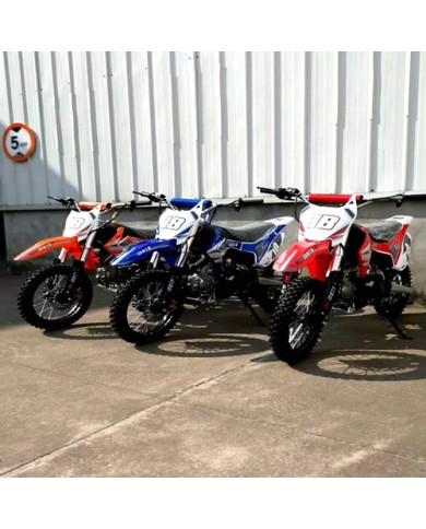110cc Dirt Bike Trail Pit Bike Motor Electric Start Manual Junior Bike Kid Orange