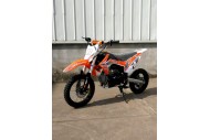 110cc Dirt Bike Trail Pit Bike Motor Electric Start Manual Junior Bike Kid Orange