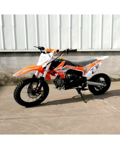 110cc Dirt Bike Trail Pit Bike Motor Electric Start Manual Junior Bike Kid Orange