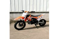 110cc Dirt Bike Trail Pit Bike Motor Electric Start Manual Junior Bike Kid Orange