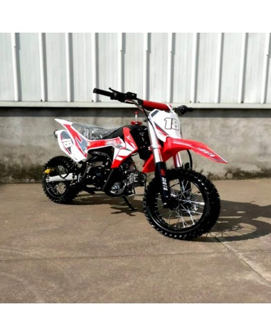 110cc Dirt Bike Trail Pit Bike Motor Electric Start Semi Auto Junior Bike Kid Green
