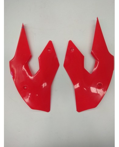 Red Plastics Guard Fairing Fender Kit & seat for 49cc PIT PRO Dirt Bike