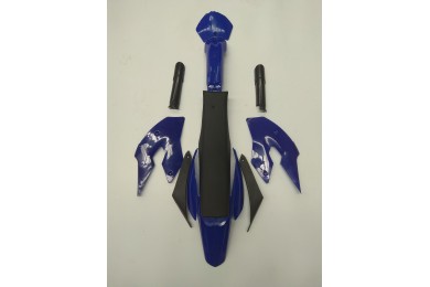 Blue Plastics Guard Fairing Fender Kit & seat for 49cc PIT PRO Dirt Bike