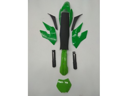 Green Plastics Guard Fairing Fender Kit & seat for 49cc PIT PRO Dirt Bike