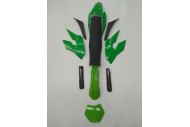Green Plastics Guard Fairing Fender Kit & seat for 49cc PIT PRO Dirt Bike