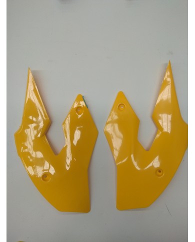 Yellow Plastics Guard Fairing Fender Kit & seat for 49cc PIT PRO Dirt Bike