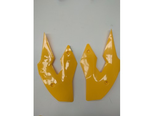 Yellow Plastics Guard Fairing Fender Kit & seat for 49cc PIT PRO Dirt Bike