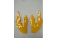 Yellow Plastics Guard Fairing Fender Kit & seat for 49cc PIT PRO Dirt Bike