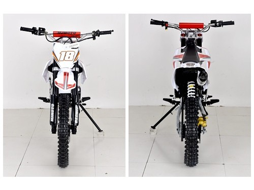 125CC PIT MOTOR DIRT BIKE TRAIL MOTOCROSS PRO ELECTRIC START 14/17 BIG WHEEL RED