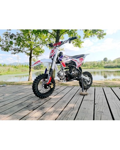 70cc Dirt Bike Trail Pit Bike Motor Electric Start Manual Junior Bike Kid Orange