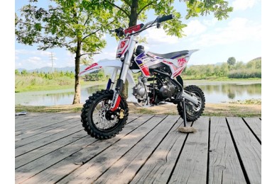 70cc Dirt Bike Trail Pit Bike Motor Electric Start Manual Junior Bike Kid Orange
