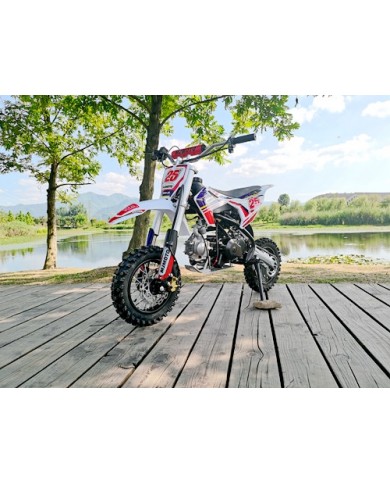70cc Dirt Bike Trail Pit Bike Motor Electric Start Manual Junior Bike Kid Orange