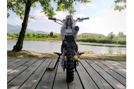 70cc Dirt Bike Trail Pit Bike Motor Electric Start Manual Junior Bike Kid Orange