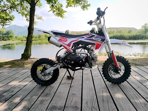 70cc Dirt Bike Trail Pit Bike Motor Electric Start Manual Junior Bike Kid Orange