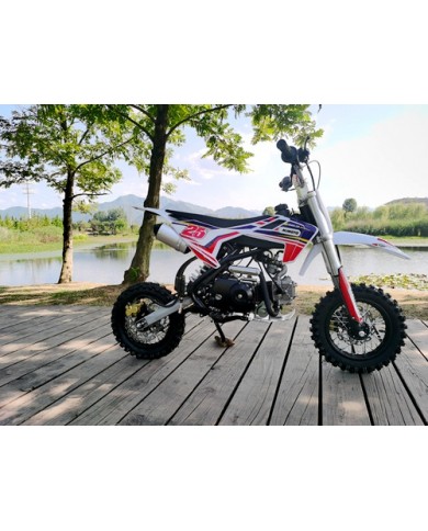 70cc Dirt Bike Trail Pit Bike Motor Electric Start Manual Junior Bike Kid Orange