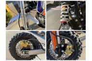 70cc Dirt Bike Trail Pit Bike Motor Electric Start Manual Junior Bike Kid Orange
