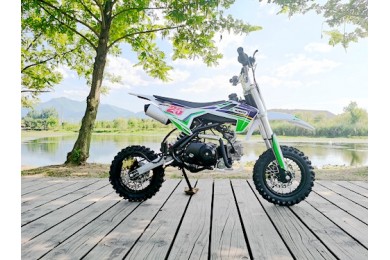 70cc Dirt Bike Trail Pit Bike Motor Electric Start Semi Auto Junior Bike Kid Green