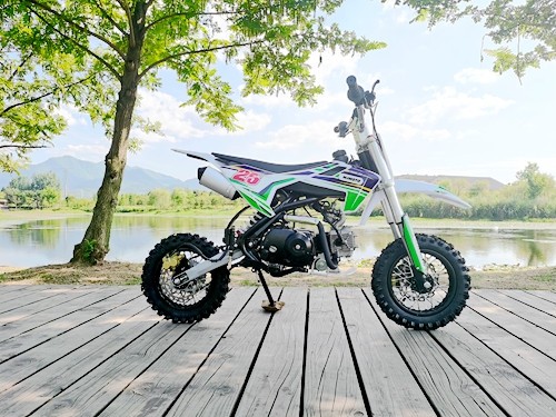 70cc Dirt Bike Trail Pit Bike Motor Electric Start Semi Auto Junior Bike Kid Green