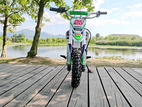70cc Dirt Bike Trail Pit Bike Motor Electric Start Semi Auto Junior Bike Kid Green
