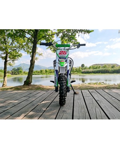 70cc Dirt Bike Trail Pit Bike Motor Electric Start Semi Auto Junior Bike Kid Green