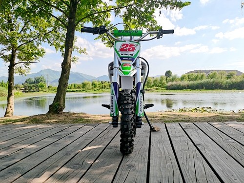 70cc Dirt Bike Trail Pit Bike Motor Electric Start Semi Auto Junior Bike Kid Green