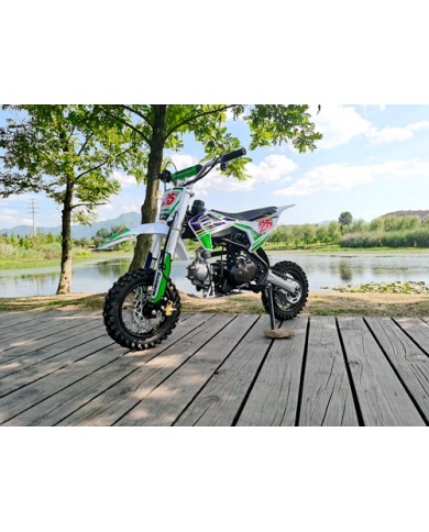 70cc Dirt Bike Trail Pit Bike Motor Electric Start Semi Auto Junior Bike Kid Green