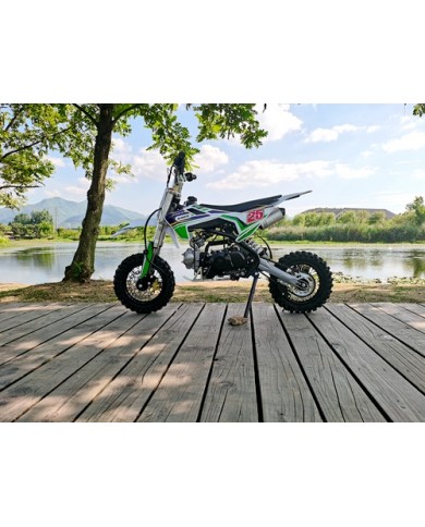 70cc Dirt Bike Trail Pit Bike Motor Electric Start Semi Auto Junior Bike Kid Green