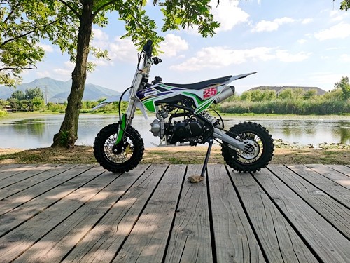 70cc Dirt Bike Trail Pit Bike Motor Electric Start Semi Auto Junior Bike Kid Green