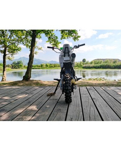 70cc Dirt Bike Trail Pit Bike Motor Electric Start Semi Auto Junior Bike Kid Green