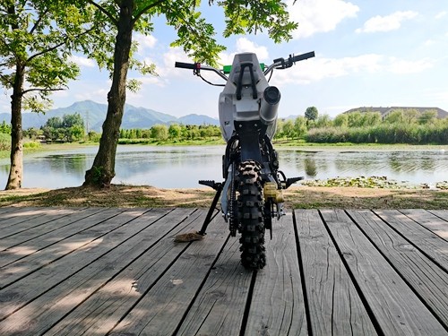 70cc Dirt Bike Trail Pit Bike Motor Electric Start Semi Auto Junior Bike Kid Green