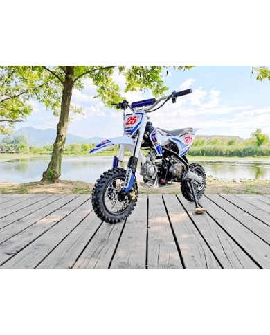 70cc Dirt Bike Trail Pit Bike Motor Electric Start Auto STINGRAY Junior Bike Kid Blue
