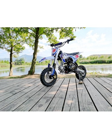 70cc Dirt Bike Trail Pit Bike Motor Electric Start Auto STINGRAY Junior Bike Kid Blue