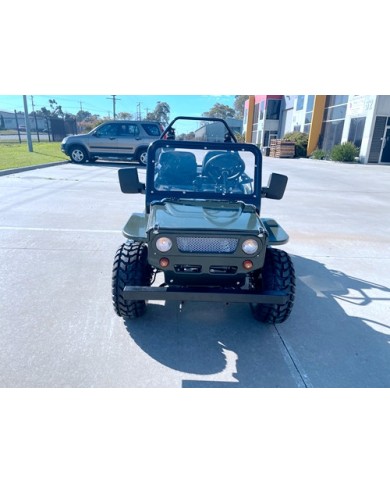 150cc Mini Willy Jeep Replica 2WD Semi Auto Golf Cart Twin Seat Kids Adults