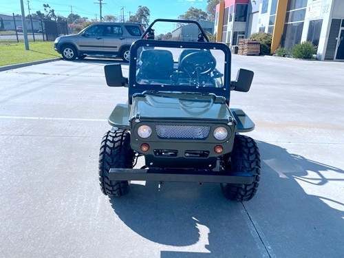 150cc Mini Willy Jeep Replica 2WD Semi Auto Golf Cart Twin Seat Kids Adults